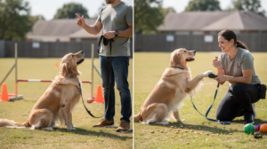 Balanced dog training vs positive reinforcement session
